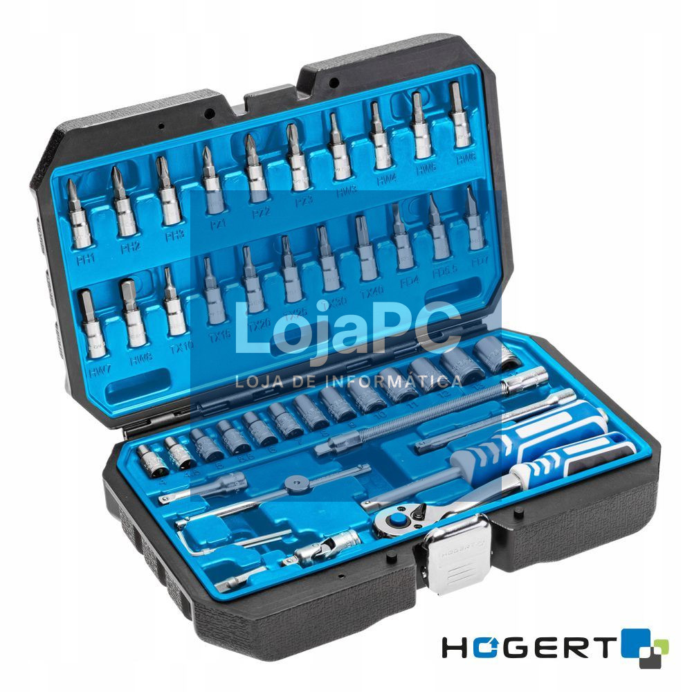 Mala Ferramentas Profissional 46 Peças HOGERT