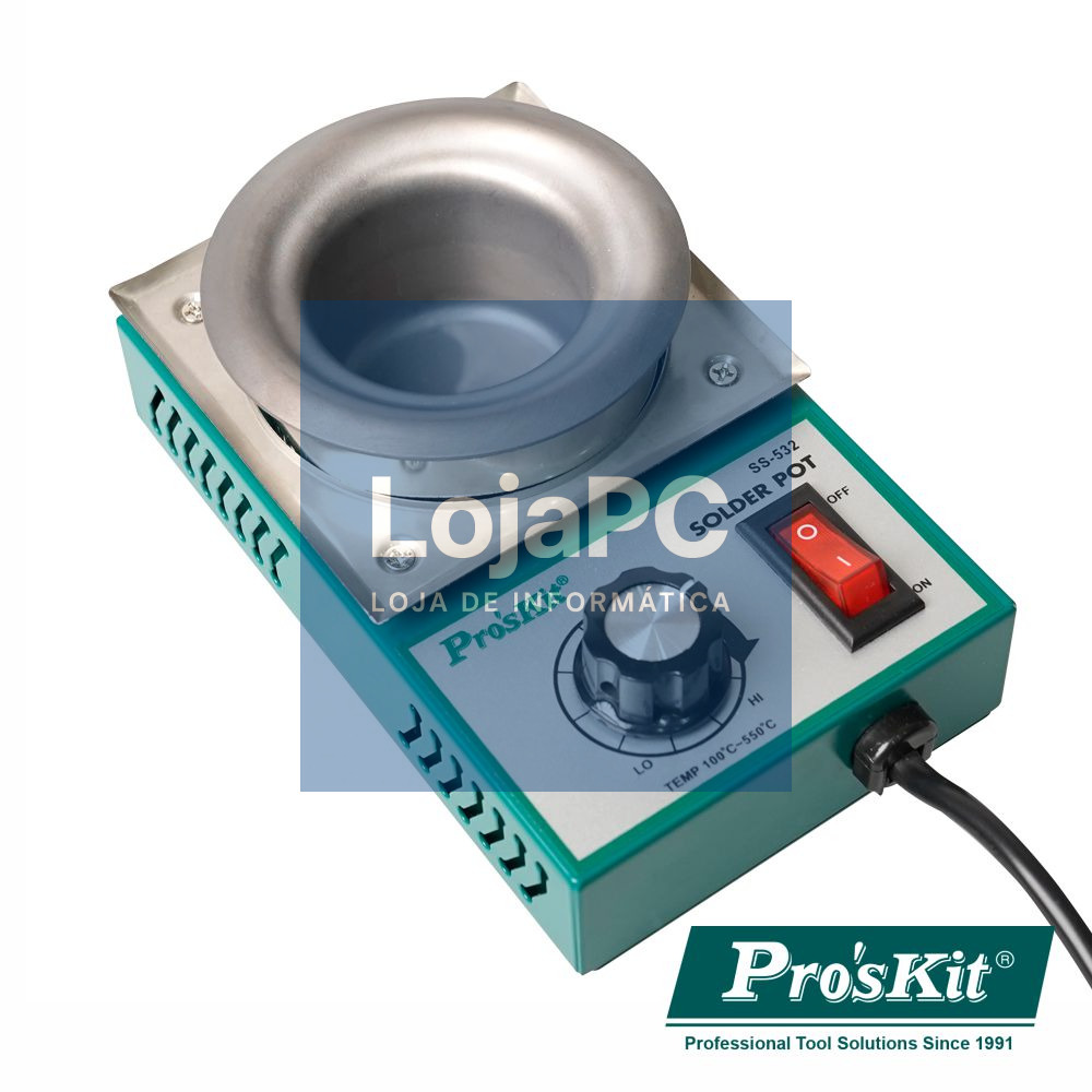 Cadinho Para Aquecimento de Solda 200W 550ºC PROSKIT