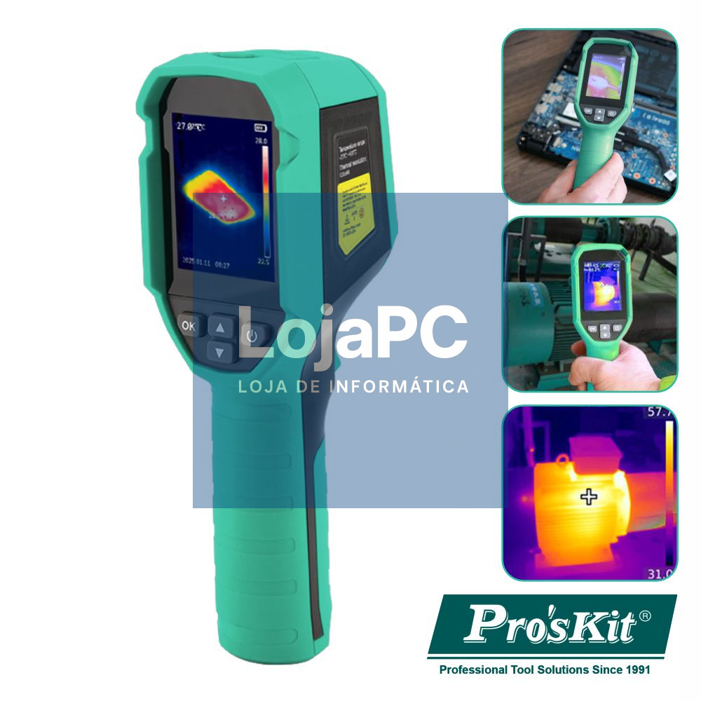 Câmara de Imagem Térmica C/ LCD 2.4" IP54 PROSKIT