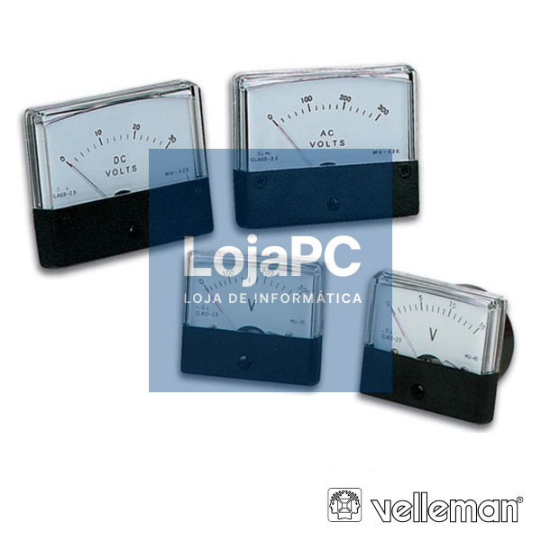 VOLTÍMETRO DE PAINEL 300V AC VELLEMAN