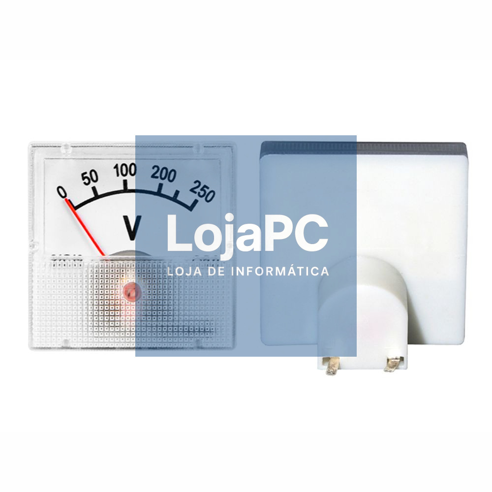 Voltímetro Analógico de Painel 250V DC