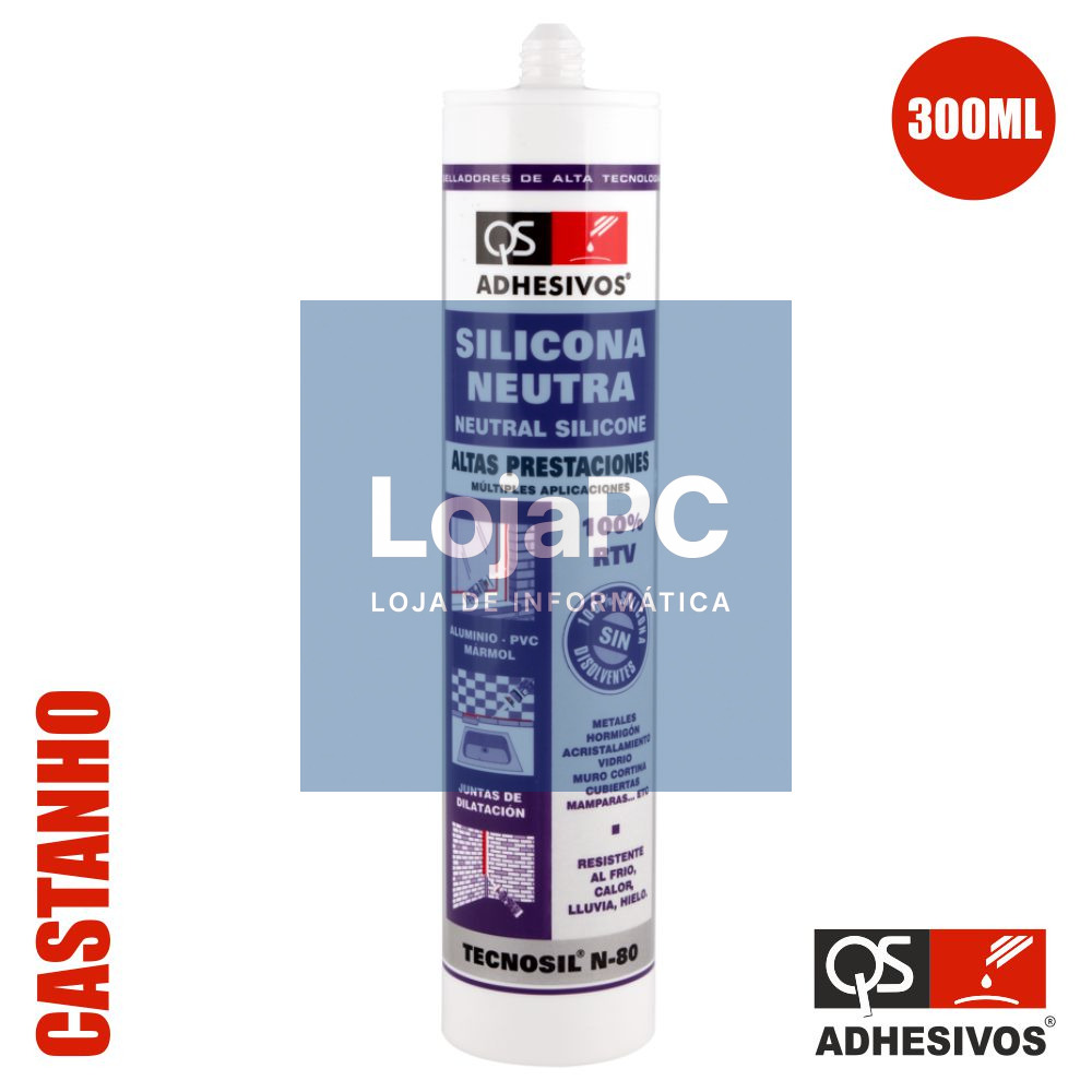 SILICONE NEUTRO ALTO DESEMPENHO CASTANHO 300ML QS