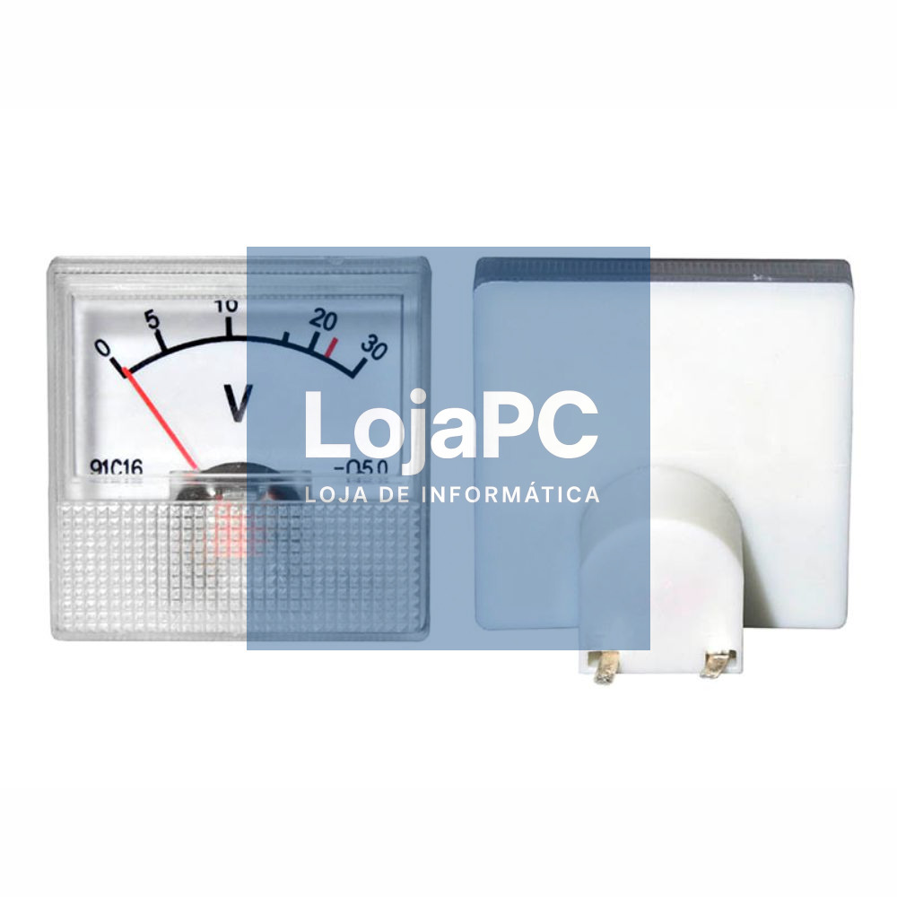 Voltímetro Analógico de Painel 30V DC