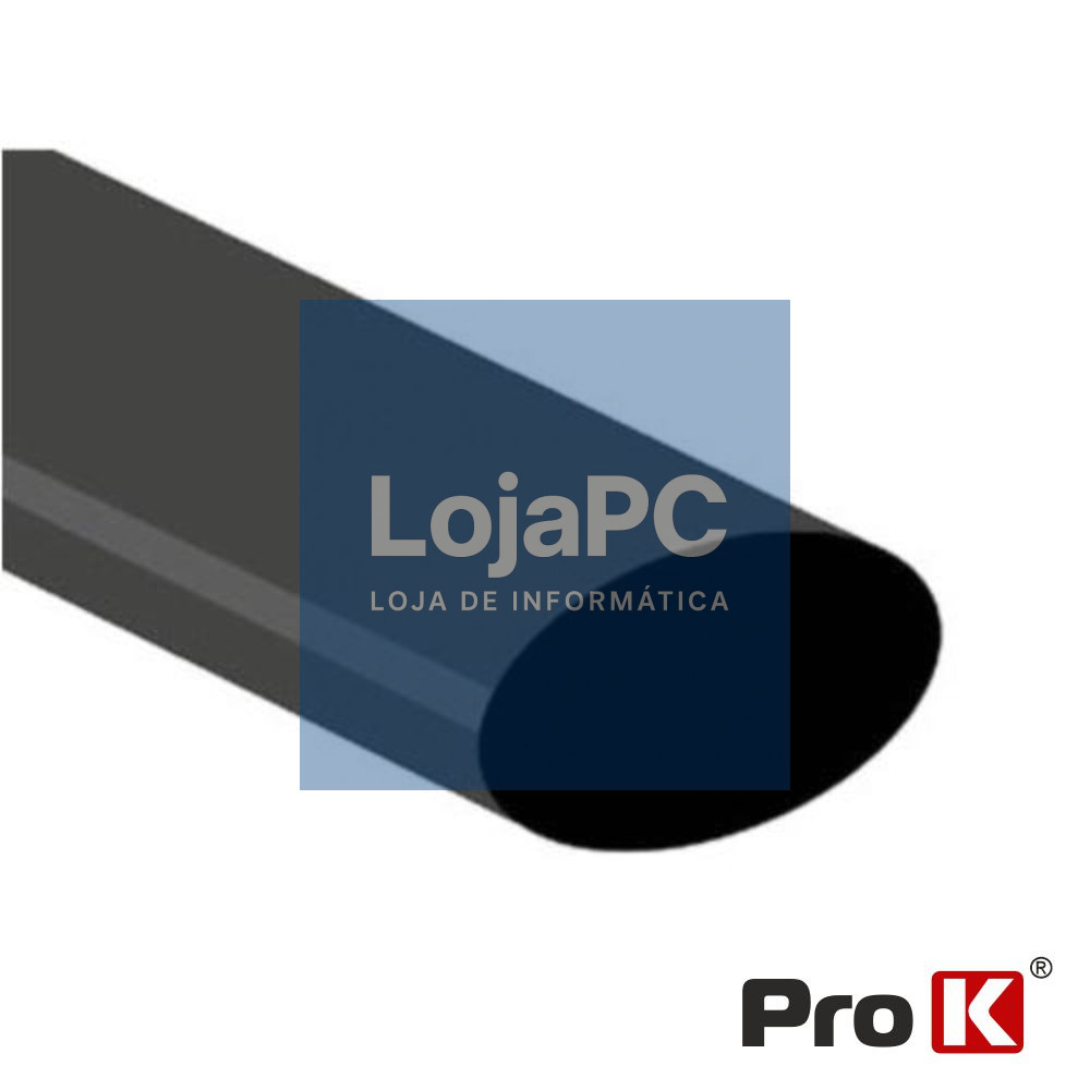 TUBO MANGA TERMORETRÁCTIL 25.4MM 1.2M 25X PRETO PROK
