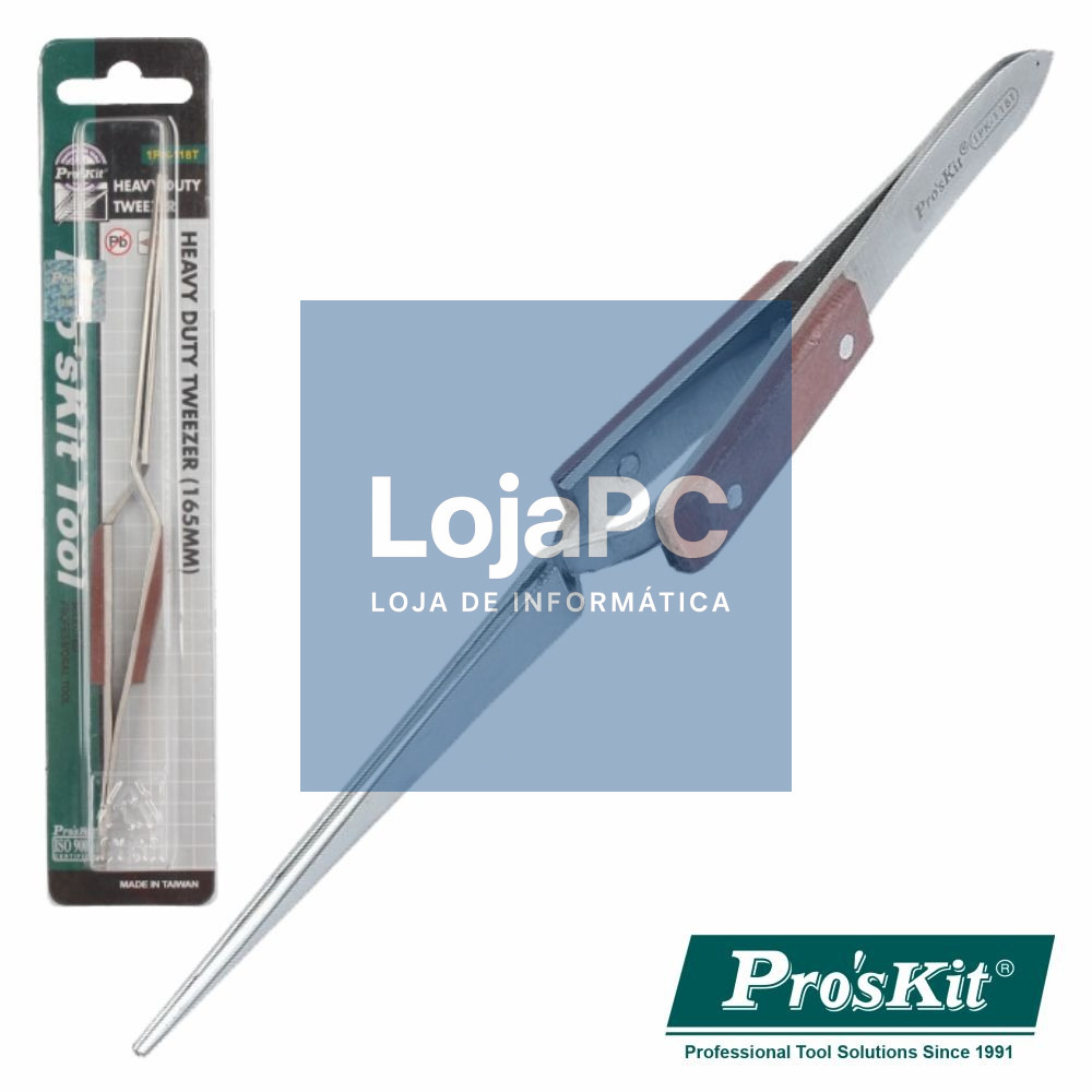 PINÇA PLANA AÇO INOXIDÁVEL 165MM PROSKIT