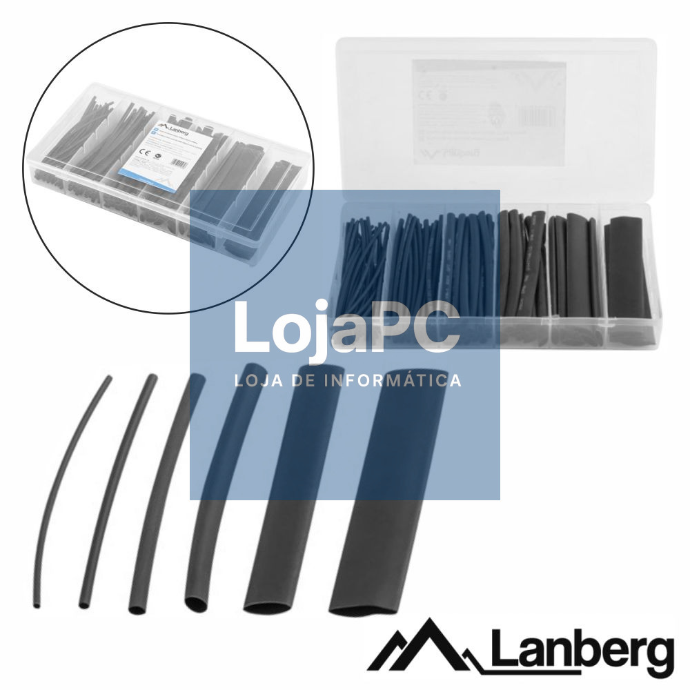 Conjunto de Tubos Manga Termoretráctil 100pcs LANBERG