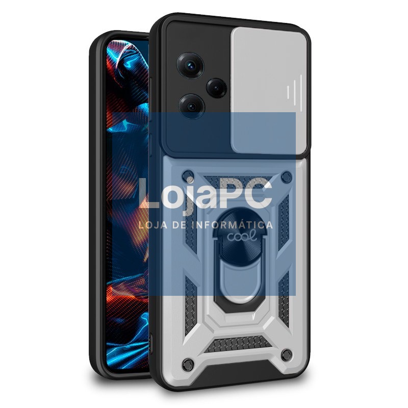 COOL Case for Xiaomi Redmi Note 12 5G / Poco X5 5G Hard Ring Silver