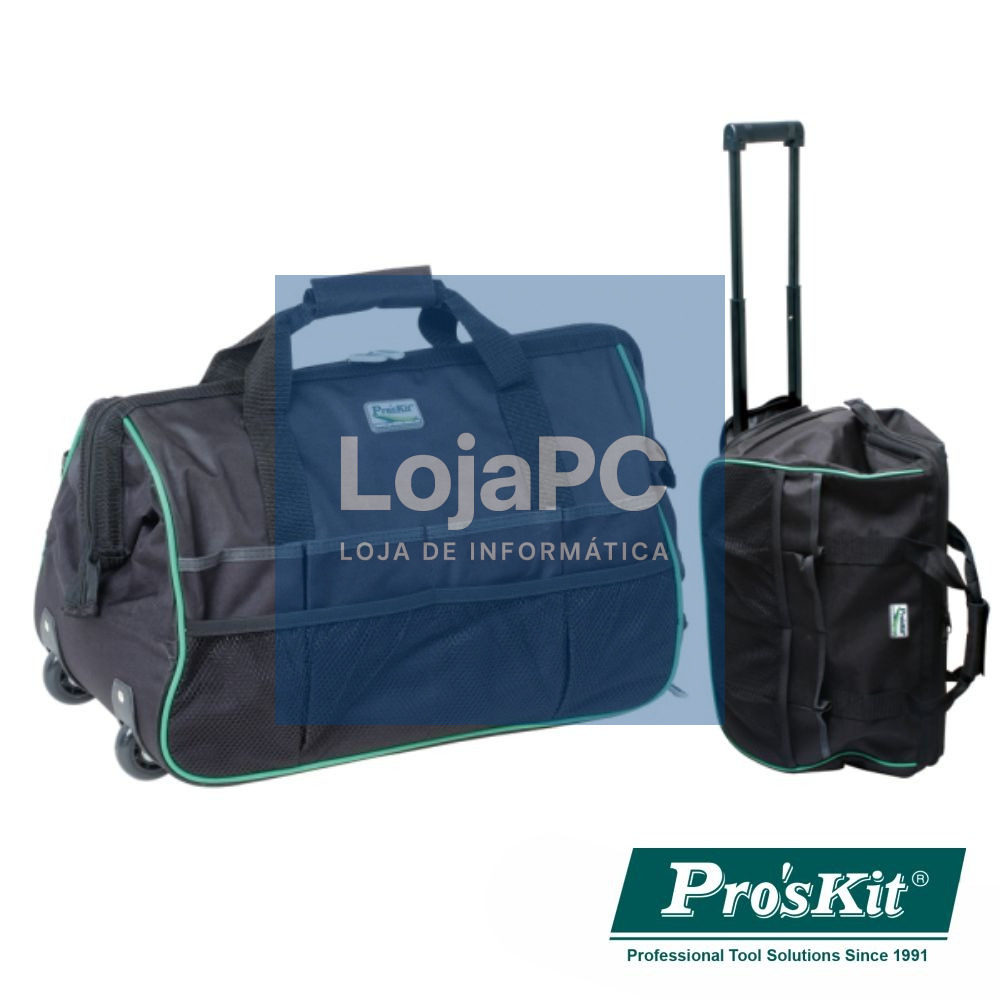MALA TRANSPORTE FERRAMENTAS 20" POLIÉSTER C/ RODAS PROSKIT