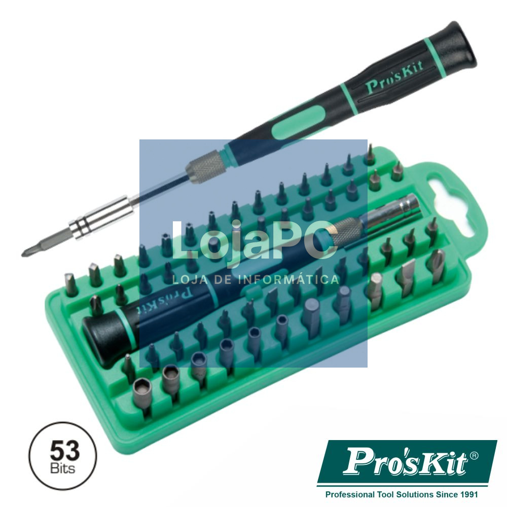 CONJUNTO DE CHAVE C/ 53 BITS E EXTENSOR SMARTPHONES PROSKIT