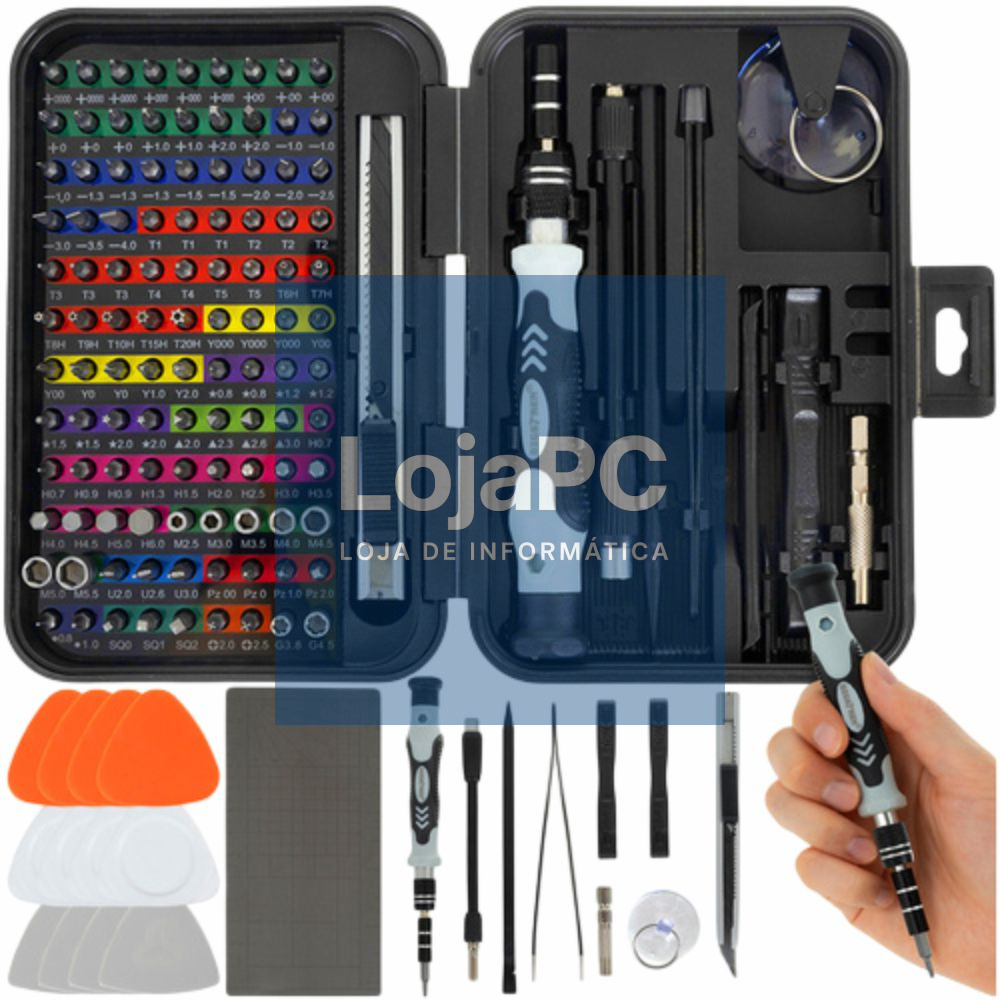 Conjunto de Ferramentas Manutenção Telemóveis 133 Peças