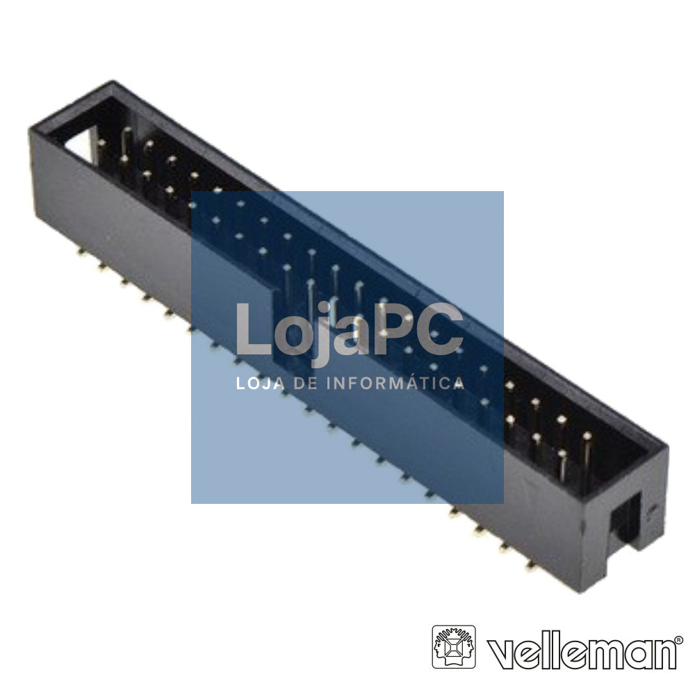 FICHA CONECTORA MACHO P/ CI RECTO 2.54MM 40P VELLEMAN