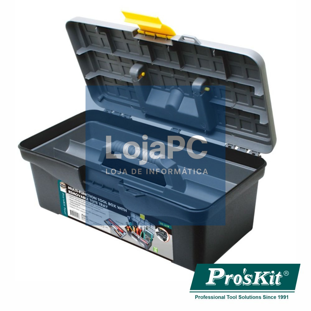CAIXA FERRAMENTAS C/ FECHO PROSKIT