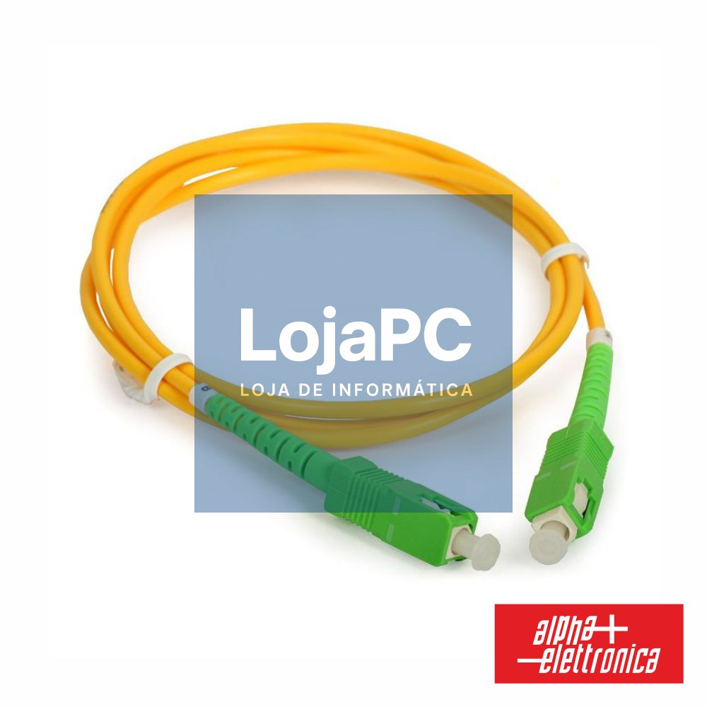 Cabo Fibra Óptica Monomodo ST-APC P/ ST-APC 9/125 OS2 1M