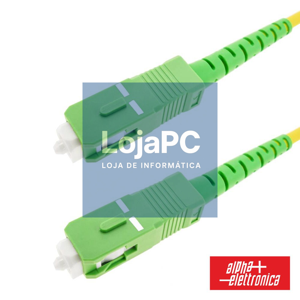 Cabo Fibra Óptica Monomodo SC-APC P/ SC-APC 9/125 OS2 15m