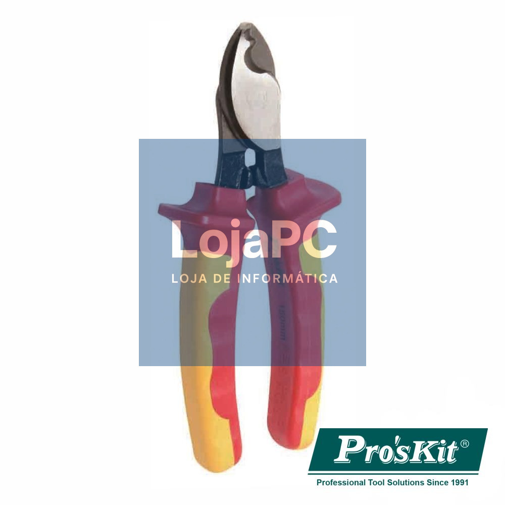 ALICATE CORTE CABOS C/ ISOLAMENTO VDE 150MM PROSKIT