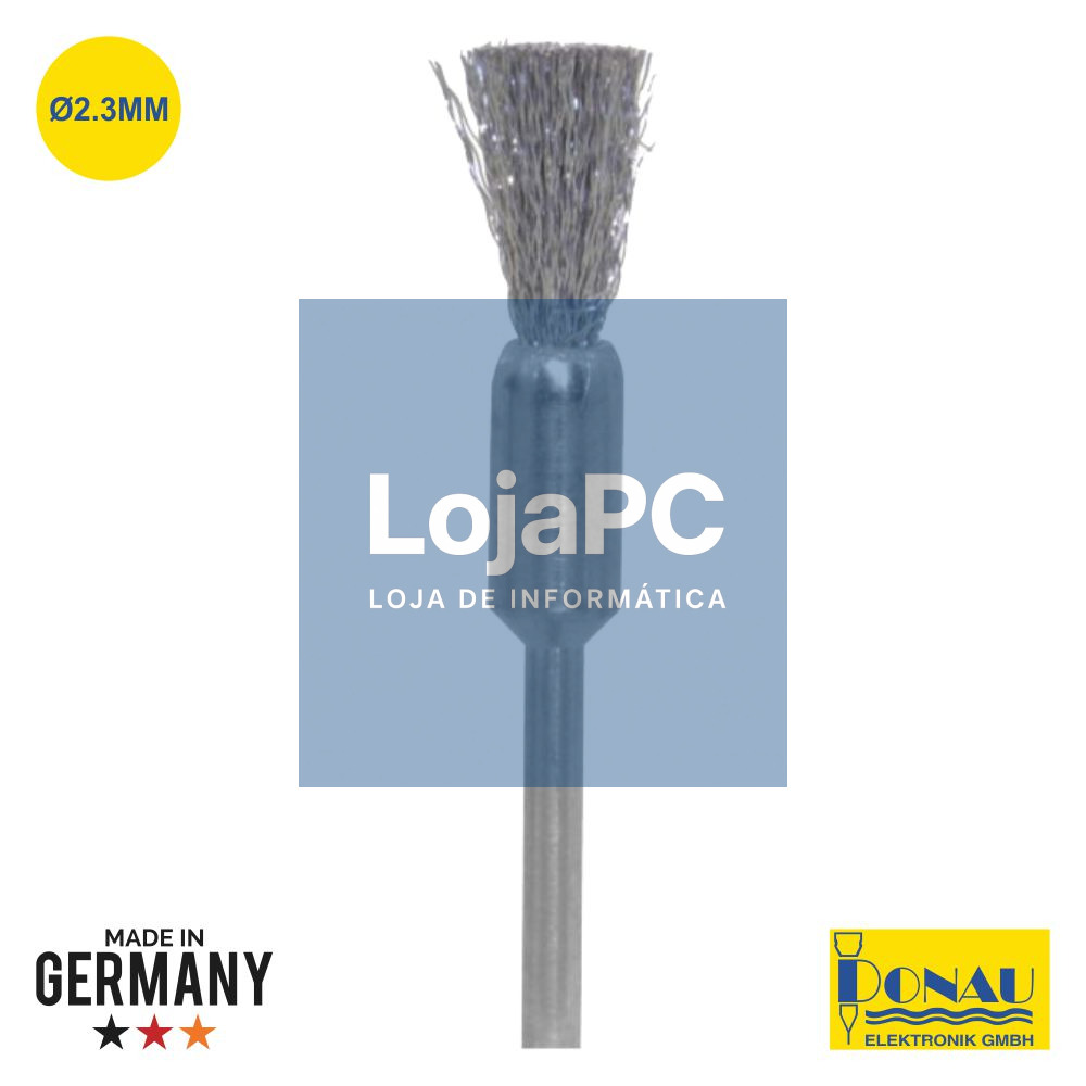 ESCOVA ARAME DE AÇO C/ Ø2.3MM DONAU