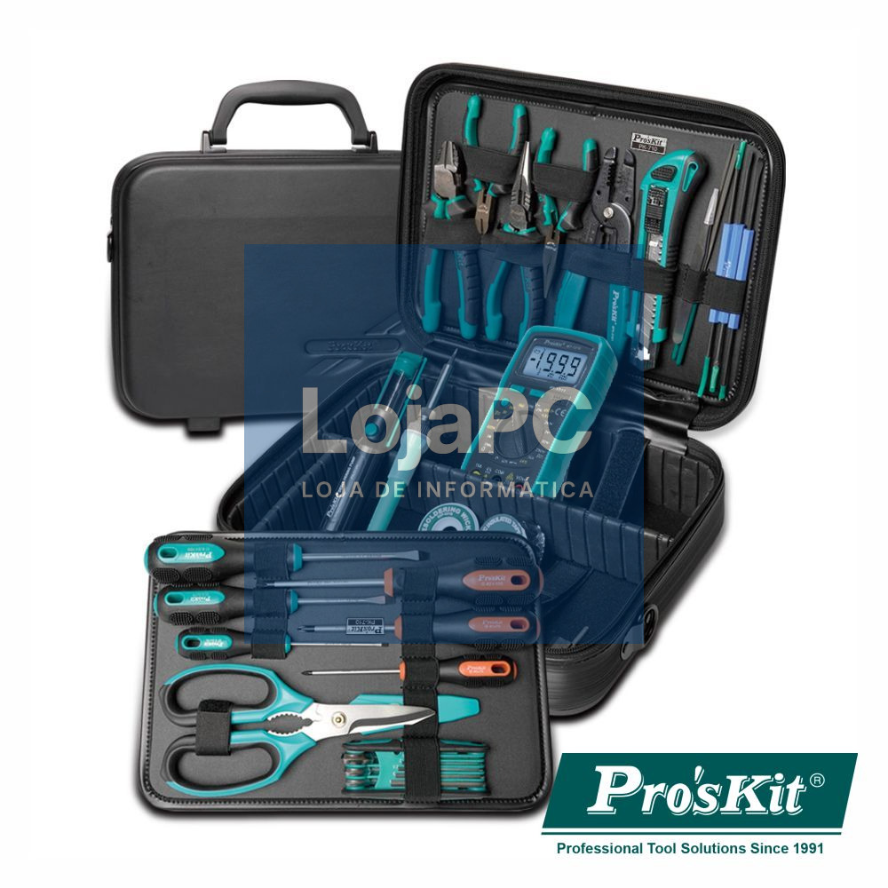 Mala Ferramentas Profissional 27 Peças PROSKIT