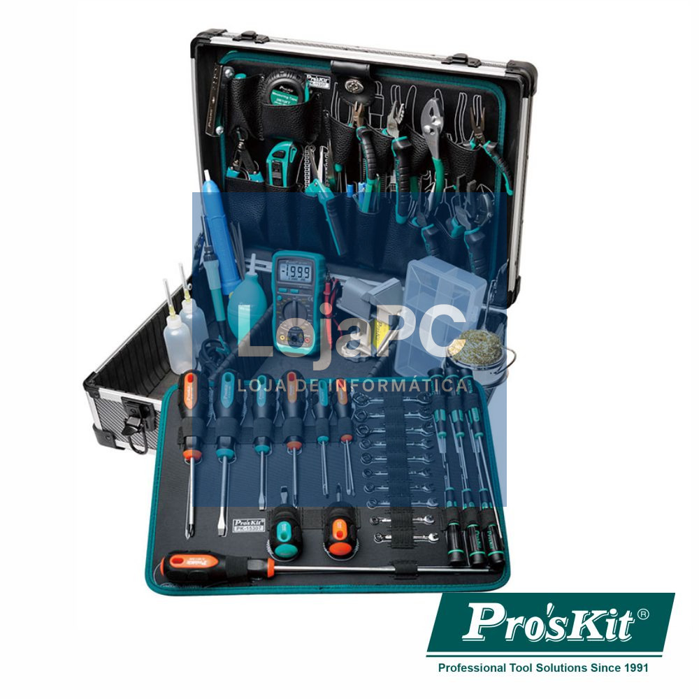 MALA FERRAMENTAS PROFISSIONAL ABS 64 PEÇAS PROSKIT