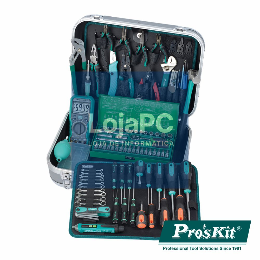 Mala Ferramentas Profissional 98 Peças PROSKIT