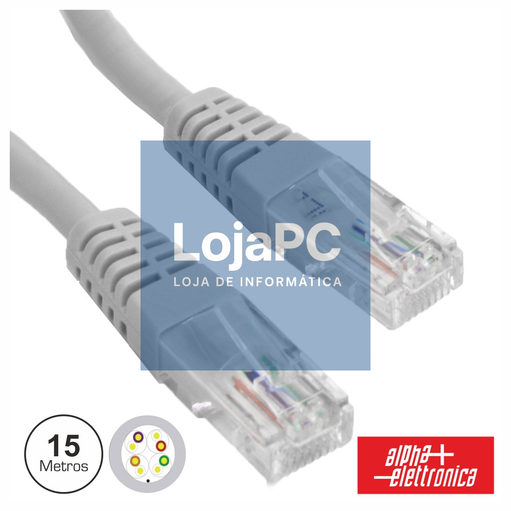 CABO UTP CAT5E CINZA 15M