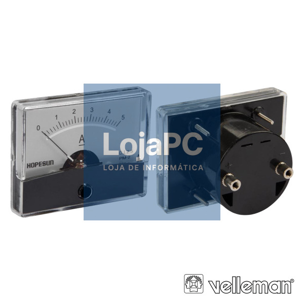 AMPERÍMETRO DE PAINEL 5A DC VELLEMAN