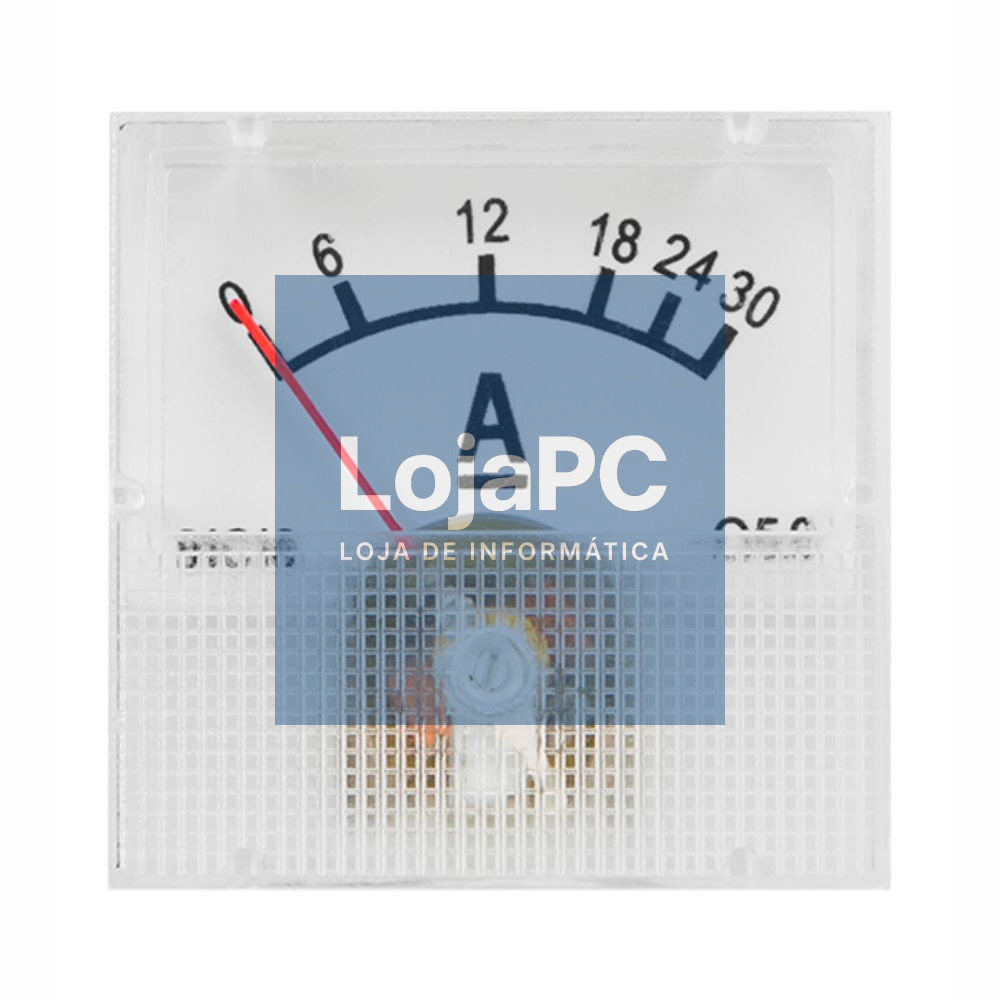 Amperímetro Analógico de Painel 30A DC