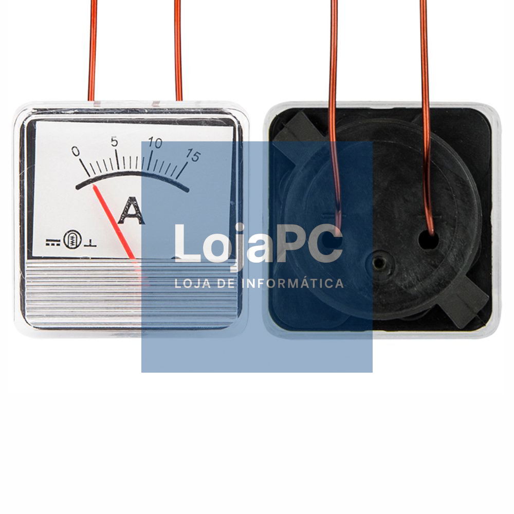Amperímetro Analógico de Painel 15A DC