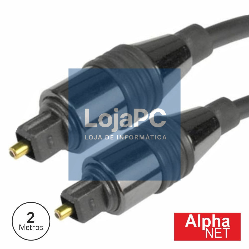 CABO FIBRA ÓPTICA TOSLINK-TOSLINK 2M