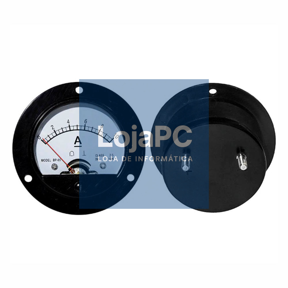 Amperímetro Analógico de Painel 10A DC