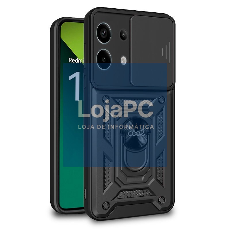 COOL Case for Xiaomi Redmi Note 13 Pro 5G / Poco X6 5G Hard Ring Black