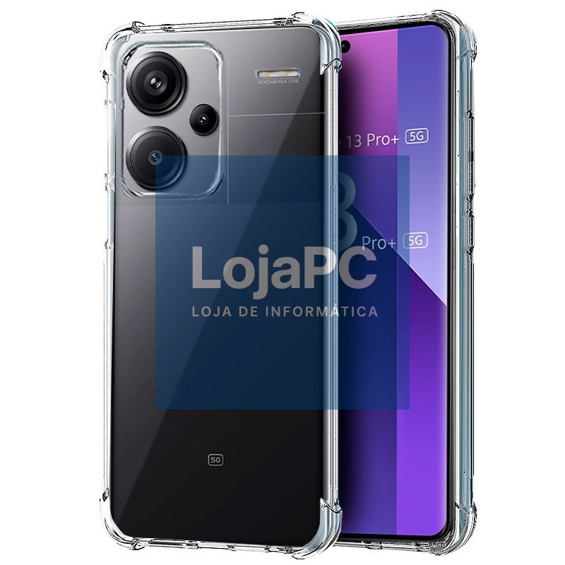 COOL Case for Xiaomi Redmi Note 13 Pro Plus 5G AntiShock Transparent