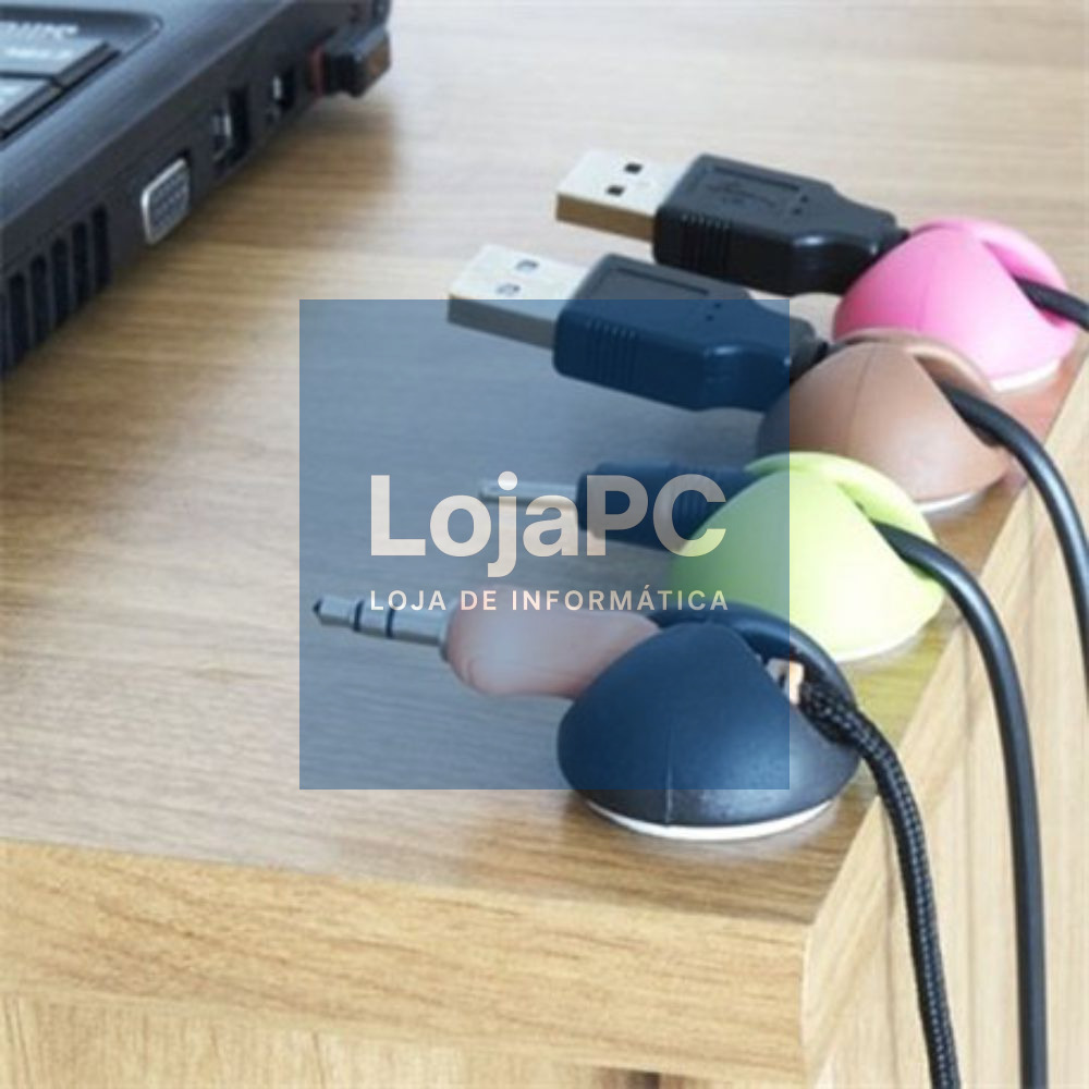 Conjunto De Organizador De Cabos Multicor 6x