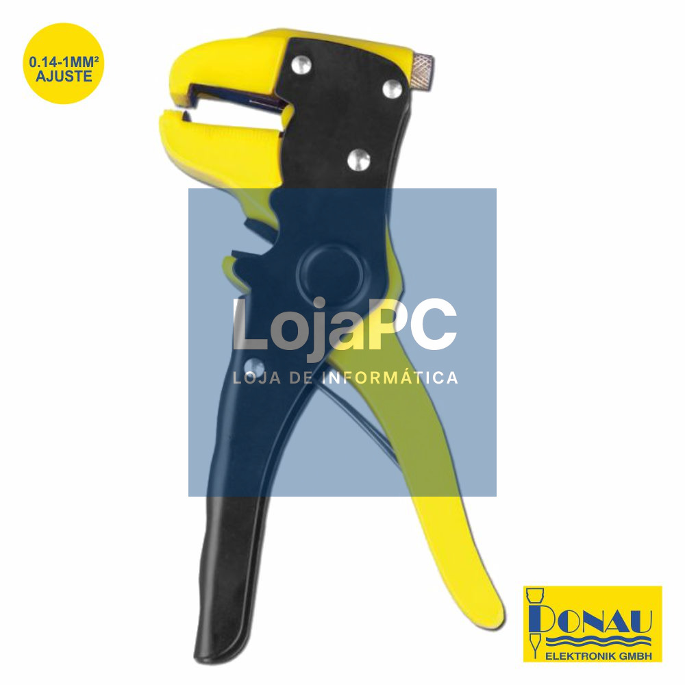 DESCARNADOR DE CABOS C/ AJUSTE E CORTE 0.14-1MM² DONAU