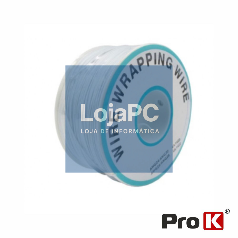 Cabo Multifilar Branco 0.25mm Rolo 250m PROK