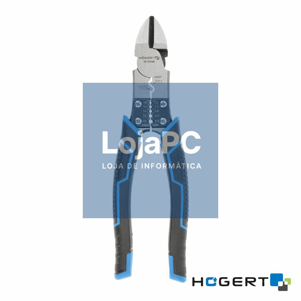 Alicate de Corte E Descarnar 6 em 1 HOGERT