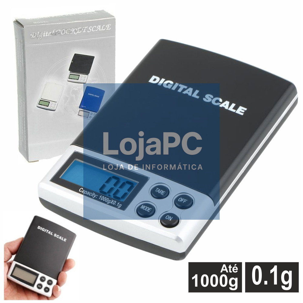 MINI BALANÇA 1000G / 0.1G