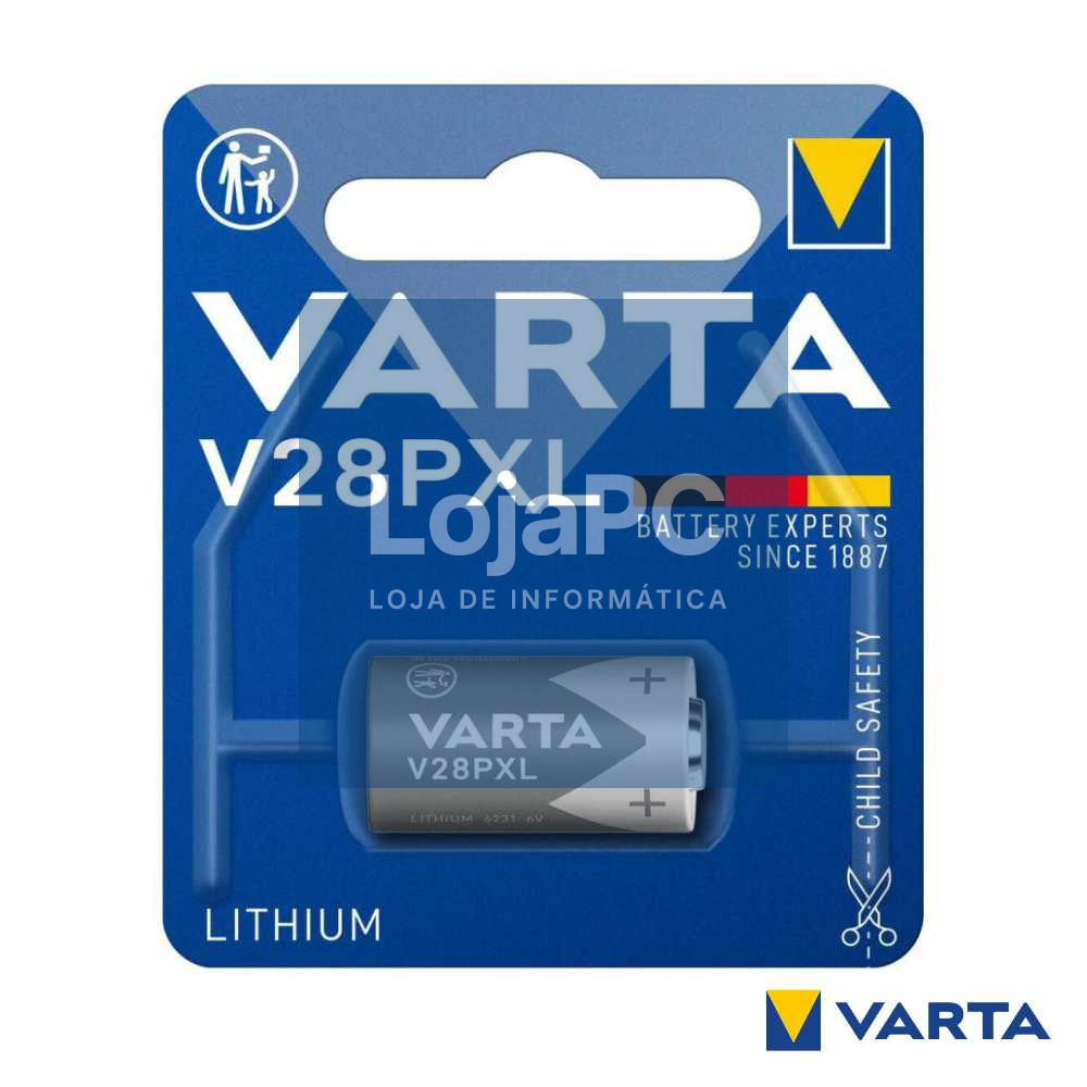 Pilha Lítio V28PXL 6V Blister VARTA