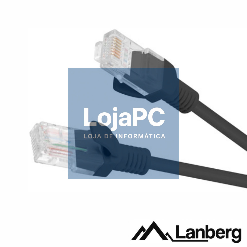 Cabo UTP CAT6 20m Preto LANBERG