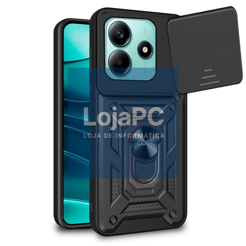 COOL Case for Xiaomi Redmi Note 14 5G Hard Ring Black