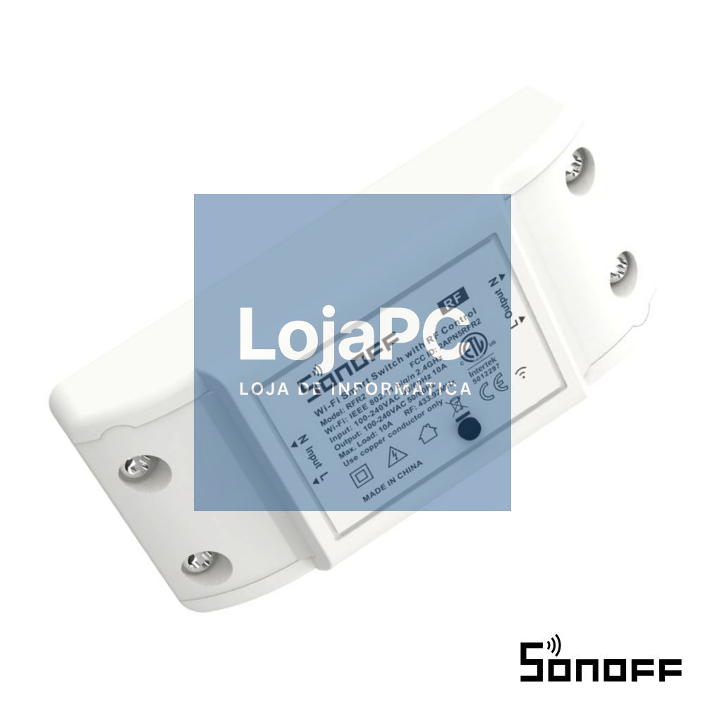 Interruptor de Encastrar Inteligente WiFi SONOFF