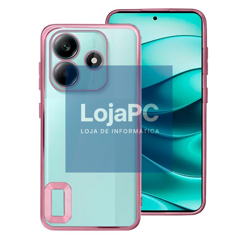 COOL Case for Xiaomi Redmi Note 14 5G Metallic Edge (Pink)