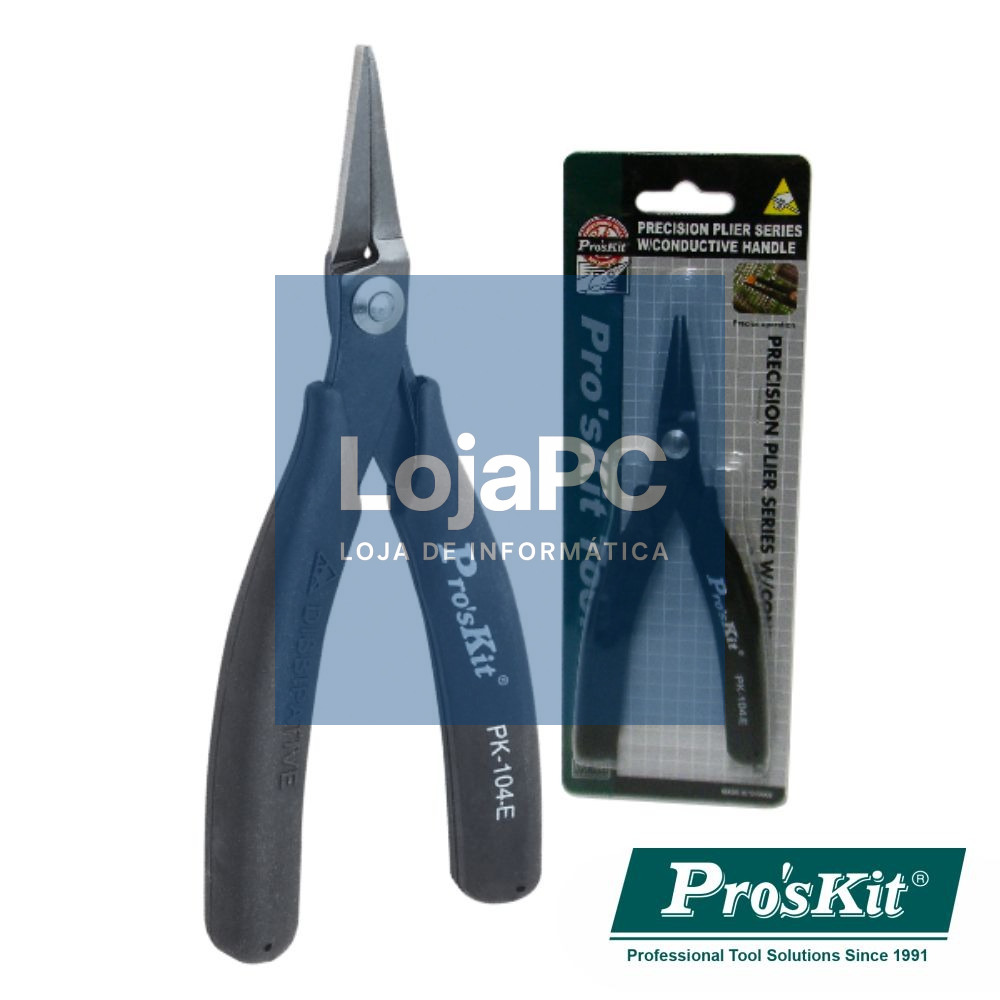 ALICATE DE PONTAS CHATAS C/ PUNHO CONDUTOR 145MM PROSKIT