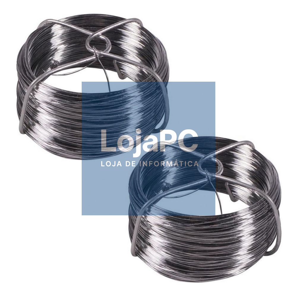 Conjunto de 2 Rolos de Arame 2x40m