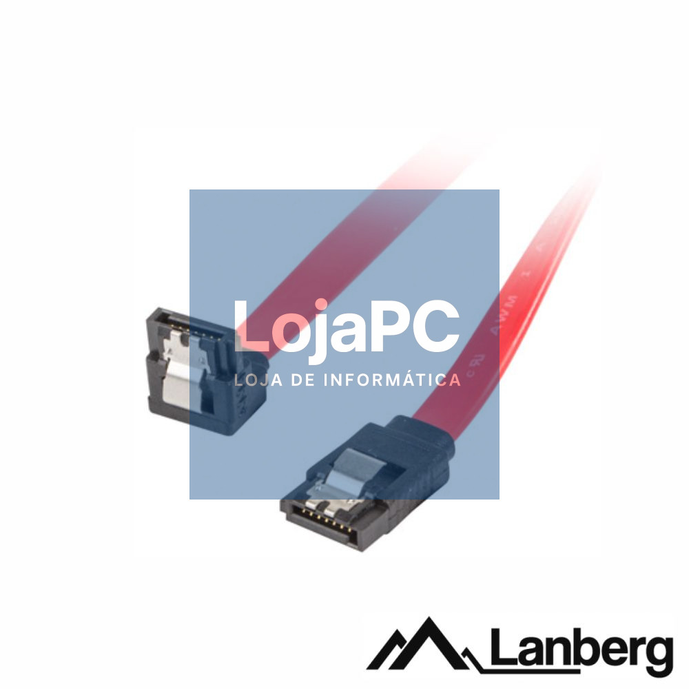 Cabo Dados SATA C/ Bloqueio 0.5m LANBERG