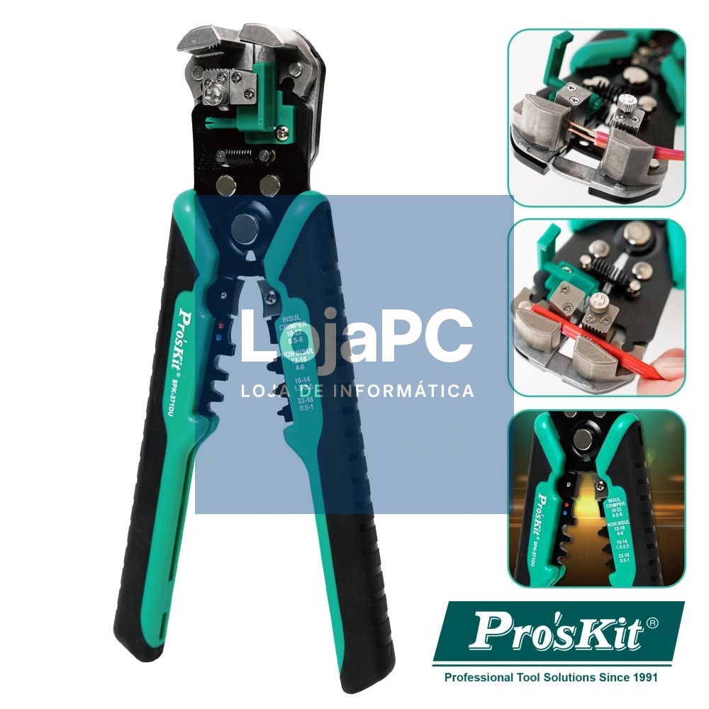 ALICATE DE CRAVAR / DESCARNAR 4 EM 1 210MM PROSKIT
