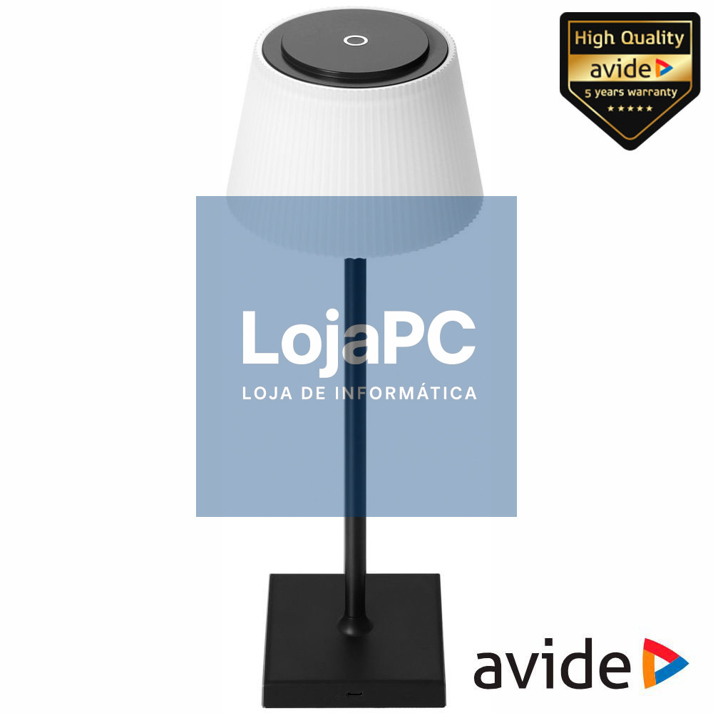 Candeeiro LED C/ Bateria 4W USB 3000/4000/5000K 270lm AVIDE