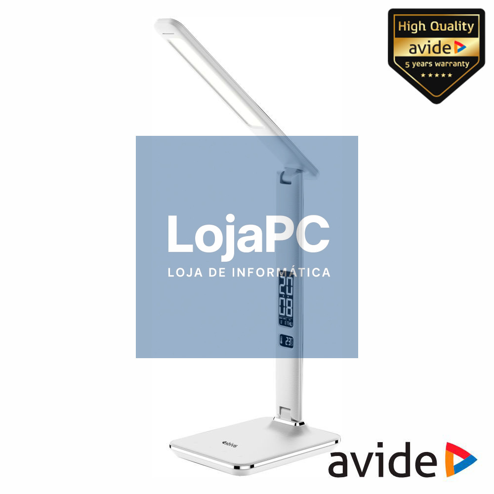Candeeiro Secretária Led 36 LEDS 6W 3 Modos Cor 360LM AVIDE