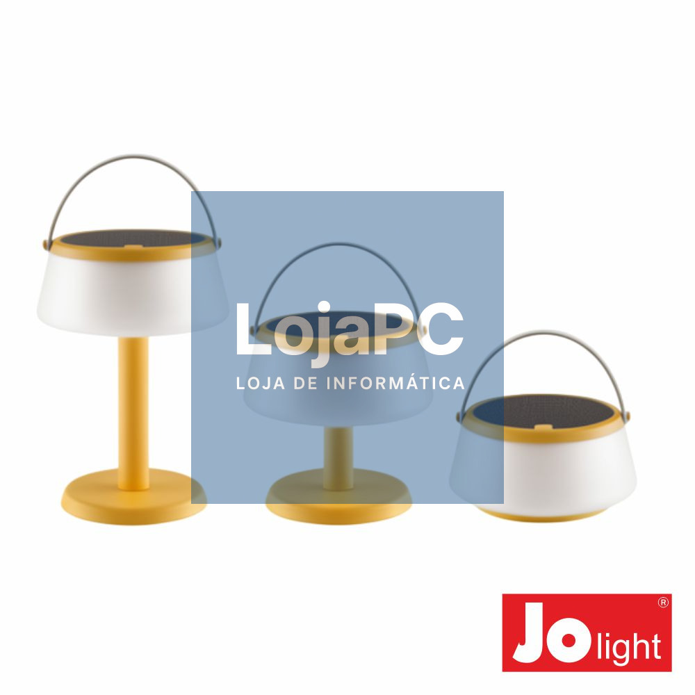 Candeeiro Mesa LED 3em1 2.2W USB-C 330lm C/ Painel Solar