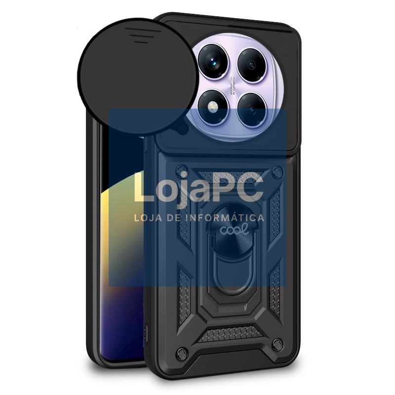 COOL Case for Xiaomi Redmi Note 14 Pro Hard Ring Black