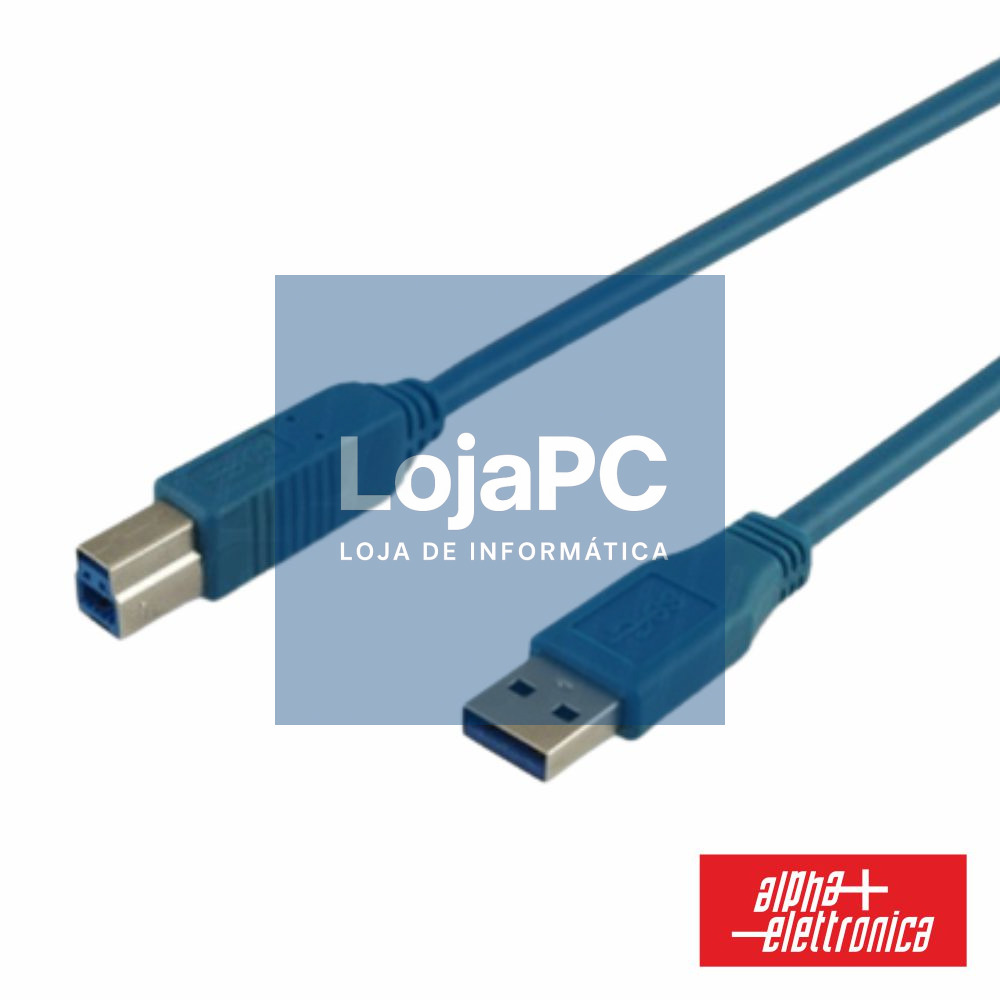 Cabo USB-A 3.0 Macho / USB-B Macho 2m ALPHA